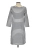 Amour Vert Stripes White Casual Dress Size S - photo 2