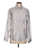 Unbranded Chevron-herringbone Gray Long Sleeve Blouse Size L - photo 1
