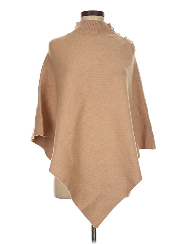 Pre-owned Ann Taylor Factory Poncho In Tan