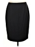 Antonio Melani Solid Black Wool Skirt Size 8 - photo 1