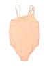 Old Navy Solid Pink One Piece Swimsuit Size 5T - photo 2