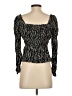 Naf Naf 100% Viscose Black Long Sleeve Top Size 1 - photo 2