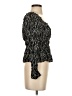 Naf Naf 100% Viscose Black Long Sleeve Top Size 1 - photo 4