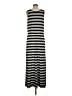 Fever Stripes Gray Casual Dress Size M - photo 2