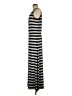 Fever Stripes Gray Casual Dress Size M - photo 5