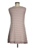 Logo Layers Stripes Gray Casual Dress Size M - photo 2