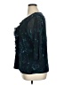 Croft & Barrow 100% Nylon Teal 3/4 Sleeve Blouse Size 1X - photo 5