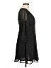 LUCCA 100% Polyester Polka Dots Black Cocktail Dress Size M - photo 4