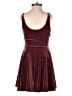 Express Solid Burgundy Cocktail Dress Size XXS - photo 2