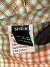 Shein Houndstooth Brown Casual Pants Size L - photo 7