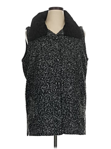 Erin London Faux Fur Vest (view 1)