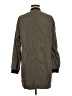 I. Joah 100% Polyester Green Trenchcoat Size M - photo 2