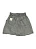 Next 100% Cotton Solid Gray Denim Skirt Size 5 - 6 - photo 2