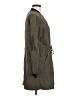 I. Joah 100% Polyester Green Trenchcoat Size M - photo 4