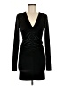 ALLSAINTS 100% Polyester Black Cocktail Dress Size 6 - photo 1