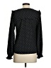 CeCe Polka Dots Black Long Sleeve Blouse Size XS - photo 2
