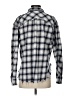 BDG 100% Cotton Plaid Gray Long Sleeve Button-Down Shirt Size S - photo 2