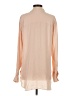 Theory 100% Polyester Tan Long Sleeve Blouse Size S - photo 2