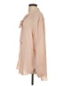 Theory 100% Polyester Tan Long Sleeve Blouse Size S - photo 5