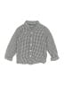 M&S 100% Cotton Checkered-gingham Black Long Sleeve Button-Down Shirt 18-24 MO / 24 MO - photo 1