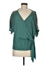 Promod Teal Short Sleeve Blouse Size 8 (estimated) - photo 1