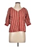Harper Red 3/4 Sleeve Blouse Size L - photo 1