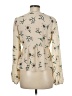 Lydelle 100% Polyester Ivory Long Sleeve Blouse Size M - photo 2