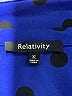 Relativity 100% Polyester Polka Dots Blue Long Sleeve Blouse Size XL - photo 7
