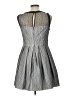 Zara Basic 100% Polyester Metallic Gray Cocktail Dress Size L - photo 2