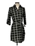 Gabriella Rocha 100% Polyester Plaid Gray Casual Dress Size S - photo 1