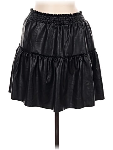 Laundry by Shelli Segal Faux Leather Skirt (view 1)