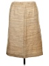 Doncaster Collection Chevron-herringbone Tan Casual Skirt Size 12 - photo 1