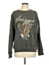 Nasty Gal Inc. Graphic Gray Sweatshirt Size S - photo 1