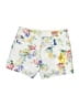 Elevenses Floral White Shorts Size 0 - photo 2