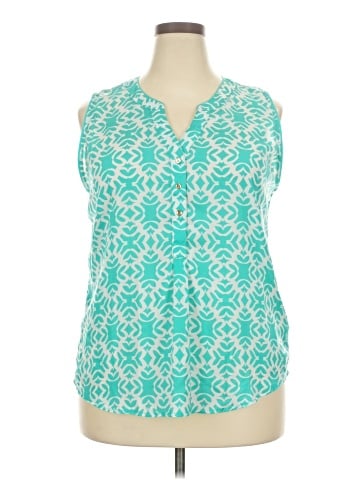 Hanna & Gracie Sleeveless Blouse (view 1)