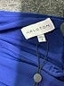 Halston Color Block Blue Casual Dress Size 2 - photo 4