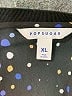 POPSUGAR 100% Polyester Stars Black Long Sleeve Top Size XL - photo 7