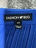 Fashion Bug 100% Polyester Blue Sleeveless Blouse Size 0X - photo 7