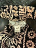 Solitaire 100% Rayon Print Brown Casual Pants Size M - photo 7