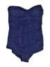 Jantzen Solid Blue One Piece Swimsuit Size 12 - photo 1