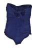 Jantzen Solid Blue One Piece Swimsuit Size 12 - photo 2