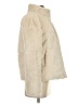 Zara 100% Polyester Ivory Faux Fur Jacket Size S - photo 4