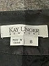 Kay Unger 100% Silk Solid Black Silk Skirt Size 8 - photo 4
