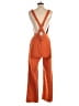 Sincerely Jules Orange Overalls Size M - photo 2