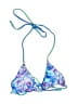 VDM Floral Blue Swimsuit Top Size S - photo 1