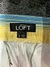 Ann Taylor LOFT 100% Rayon Stripes Blue Board Shorts Size S - photo 3
