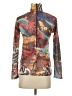 Stella Jean 100% Polyester Print Blue Yellow Long Sleeve Blouse Size EU (IT) 38 / US 2 - photo 2