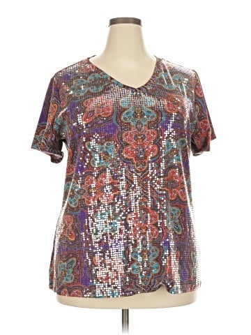 Brina & Em Short Sleeve Blouse (view 1)