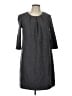 Peserico 100% Wool Solid Gray Casual Dress Size EU (IT) 46 / US 10 - photo 1