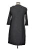 Peserico 100% Wool Solid Gray Casual Dress Size EU (IT) 46 / US 10 - photo 2